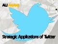 Strategic applications of twitter