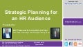 Strategic Planning for An HR Audience - Monster.com