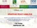 Strategic policy analysis guthiga 11.04.2012