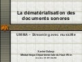 Streaming musical en bibliothèque - l&rsquo;exemple Alsacien