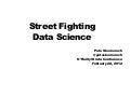 Street Fighting Data Science
