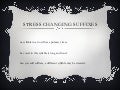 Stress Changing Suffixes