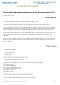 Structural Building Materials Market in India: Business Report 2010
