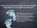  Student engagement through the LMS