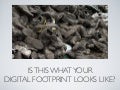 Student presentation on digital footprint