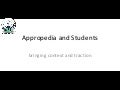 Students And Appropedia