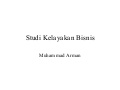 Studi Kelayakan Bisnis For Q