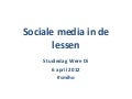 Studiedag Were Di 060412