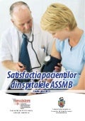 Studiul privind gradul de satisfactie al pacientilor spitalelor din subordinea ASSMB