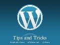 WordPress Tips and Tricks (DFW Meetup)