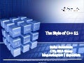 The Style of C++ 11