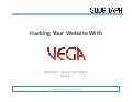 hacking your website with vega, confoo2011