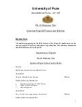 Subjectwise syllabus for paper ii