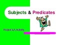Subj pred