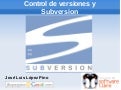 Control de versiones y Subversion