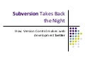 Subversion Saves The Day