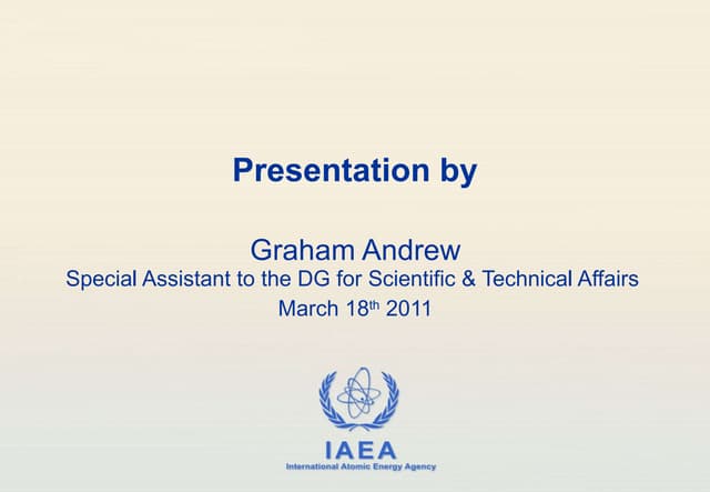 Summary of reactor unit status at 1...