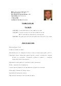 CV summarized in Portuguese