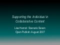 Supporting the Individual in Collaborative Content 