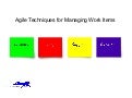 Agile Techniques for Managing Work Items