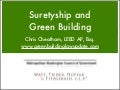 Suretyship and Green Building