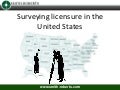 Surveying licensure in the United States