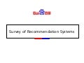 Survey of Recommendation Systems