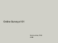 Online Surveys 101