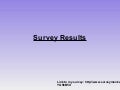 Surveyresults