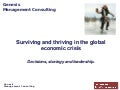Surviving the crisis - a visual summary