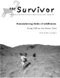 Spring 2002 The Survivior Newsletter ~ Desert Survivors
