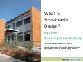 Sustainable Design Part Five: Assessment Systems