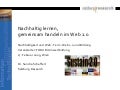 Schaffert (2009): Nachhaltig lernen, gemeinsam handeln im Web 2.0