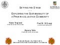 Sustainability of OpenSimulator Community