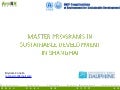 Masters Programs in Sustainable Development in Shanghai