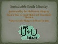 Sustainable youth ministry_webinar