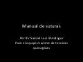 Suturas