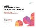 IBM SONAS and the Cloud Storage Taxonomy