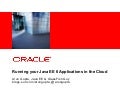 Running your Java EE 6 applications in the Cloud @ Silicon Valley Code Camp 2010