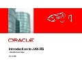 Introduction to JAX-RS @ SIlicon Valley Code Camp 2010