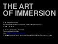 Building Storyworlds - lecture from 9.12.12 class