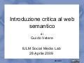 Guido Vetere - Introduzione e critica al web semantico
