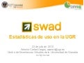 SWAD: estadísticas de uso en la UGR