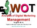 SWOT Analysis of Digital Marketing Management