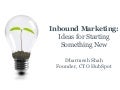 SXSW 2010: Inbound Marketing Presentation