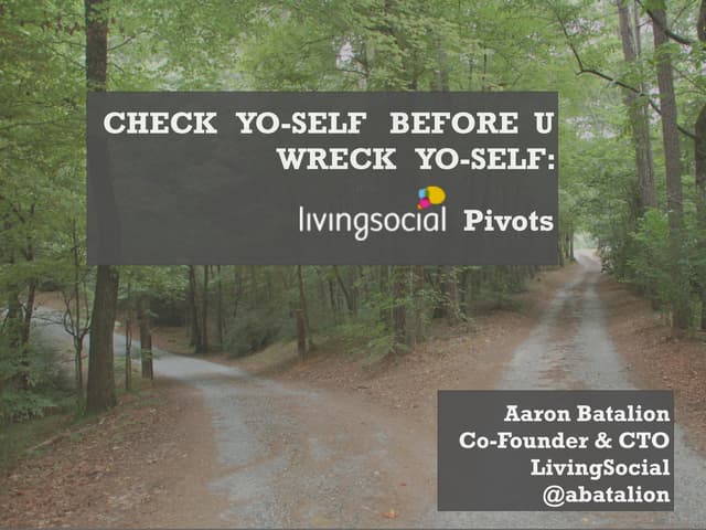 Aaron Batalion, LivingSocial, Lean ...