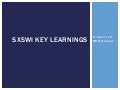 SXSW Interactive for Non profits