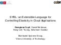 SYBL: An extensible language for elasticity specifications in cloud applications