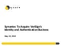 Symantec Acquires VeriSign Security Business