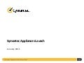 Symantec Appliances Strategy Launch